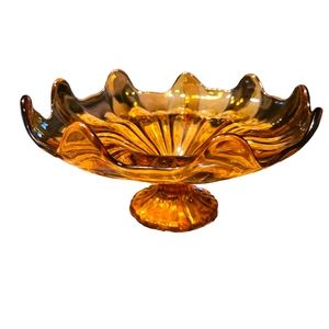 Vintage Viking Glass Company Compote